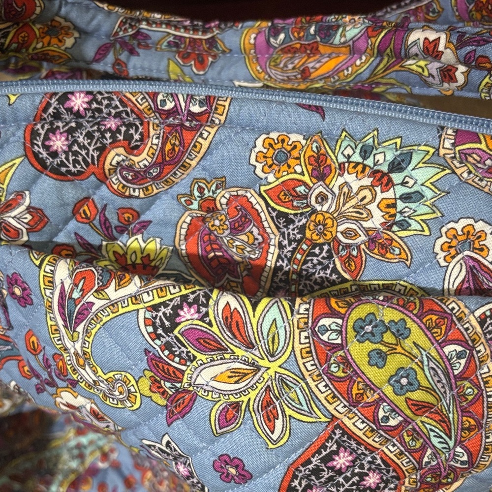 Vera Bradley Paisley Overnight Travel Tote - Picture 2 of 4